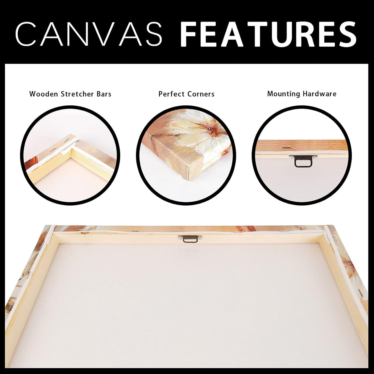 Black White and Purple Canvas Wall Art 16x32inchx3pcs A9042