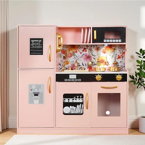 Wooden Play Kitchen Toy Set with Light G10875