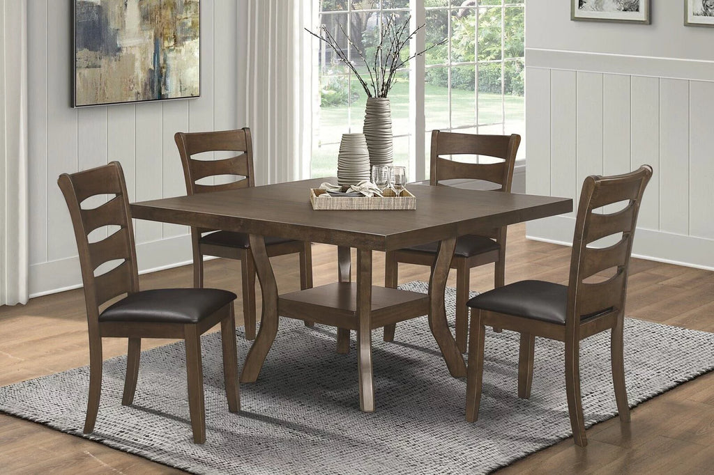 5pc Dining Set Table 4 Side Chairs L3330