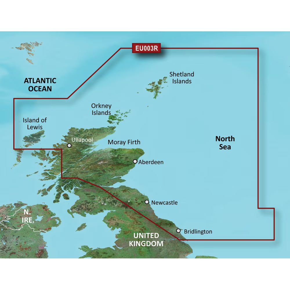 Garmin Great Britain Northeast Coast SD Card U793