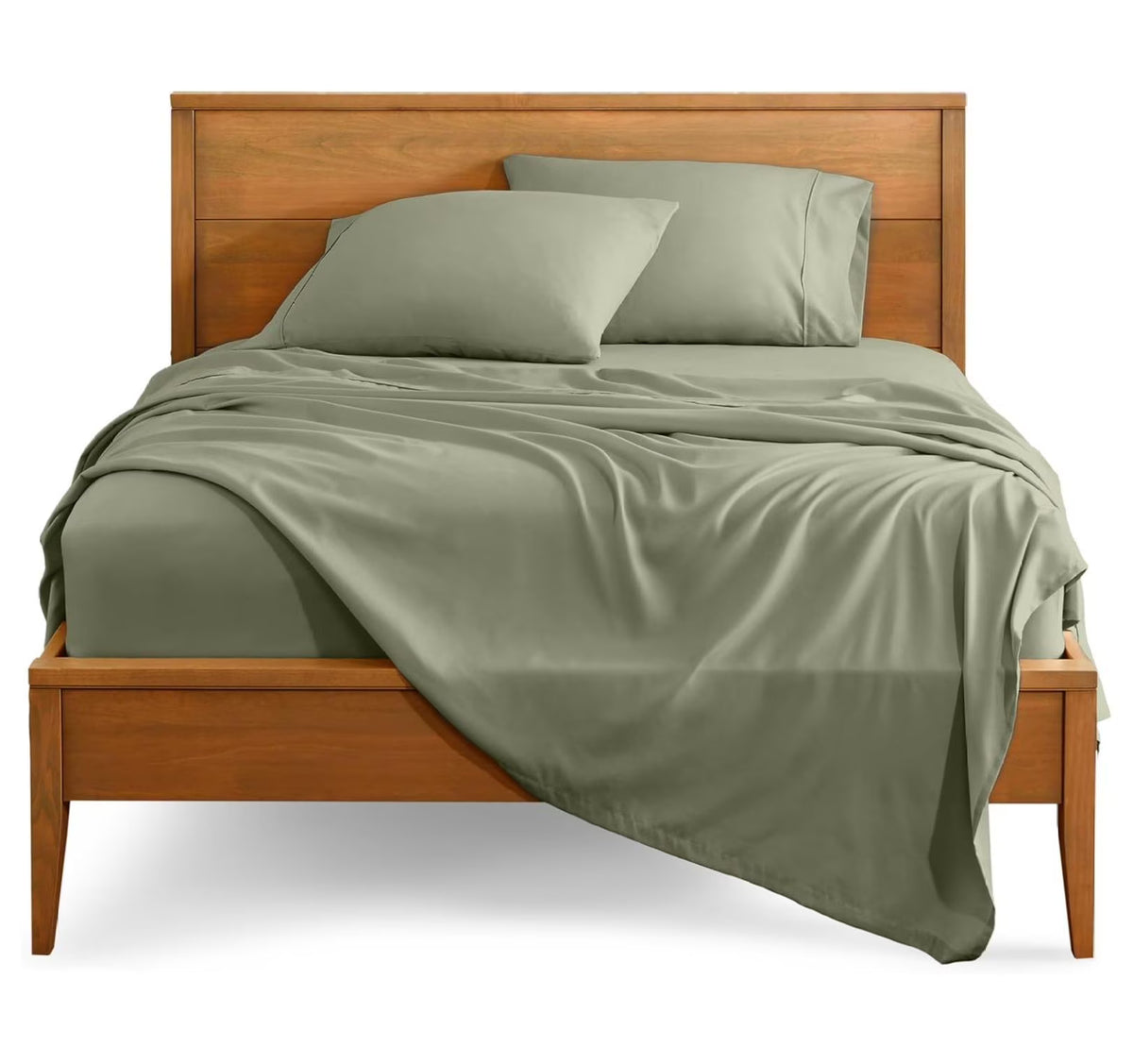 Split King 5 Piece Microfiber Bed Sheet Set with Deep Pockets O73143