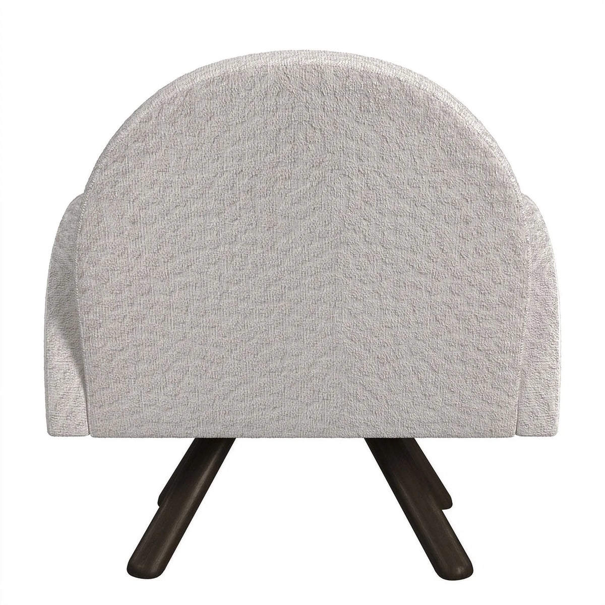 Beige Accent Chair with Wood Frame P5582