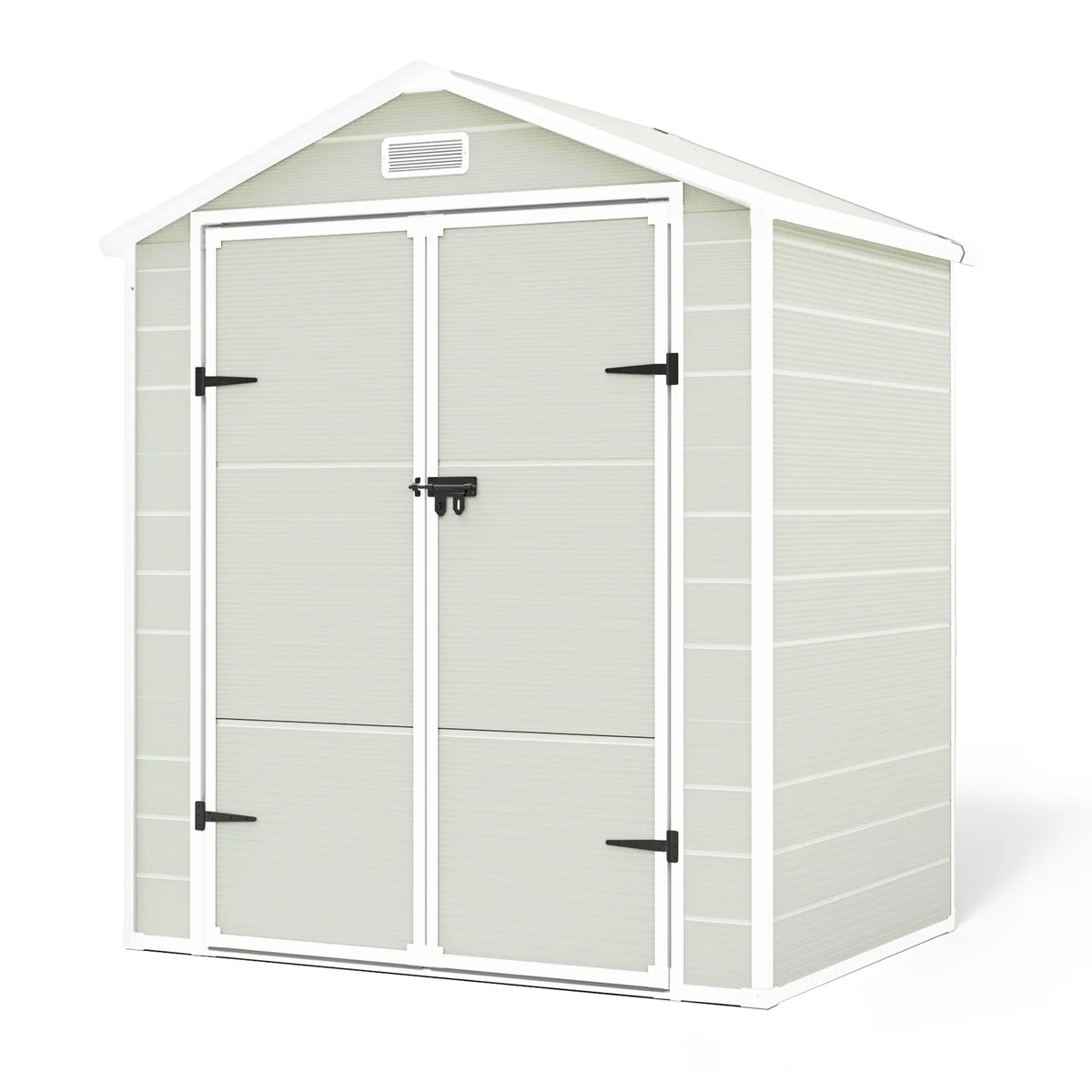 6x4.5 FT Resin Outdoor Storage Shed with Lockable Door C22749