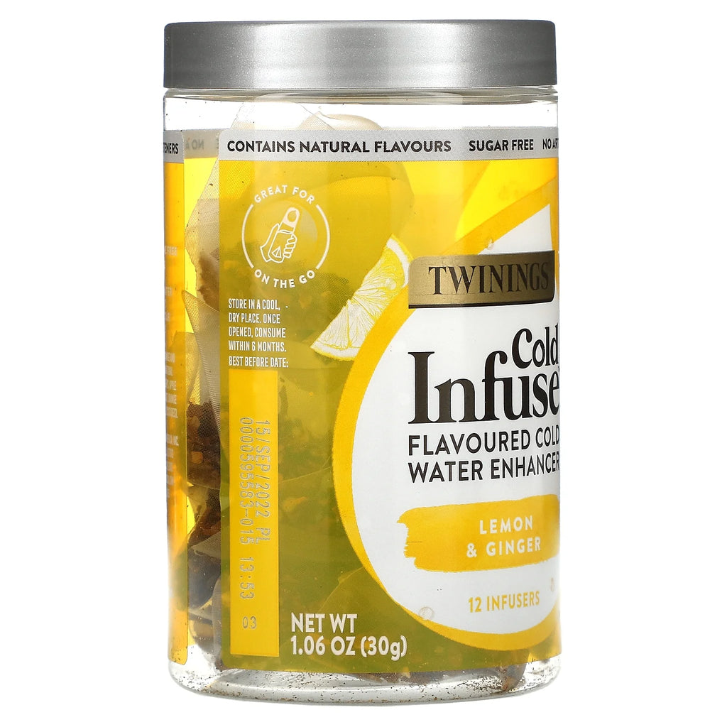 Cold Infuse Flavoured Cold Water Enhancer Lemon & Ginger 12 Infusers R3296