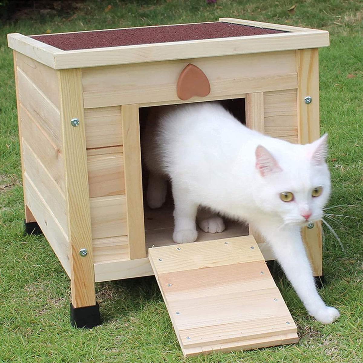 Weatherproof Wooden Small Pet House Pack of 2 W27601