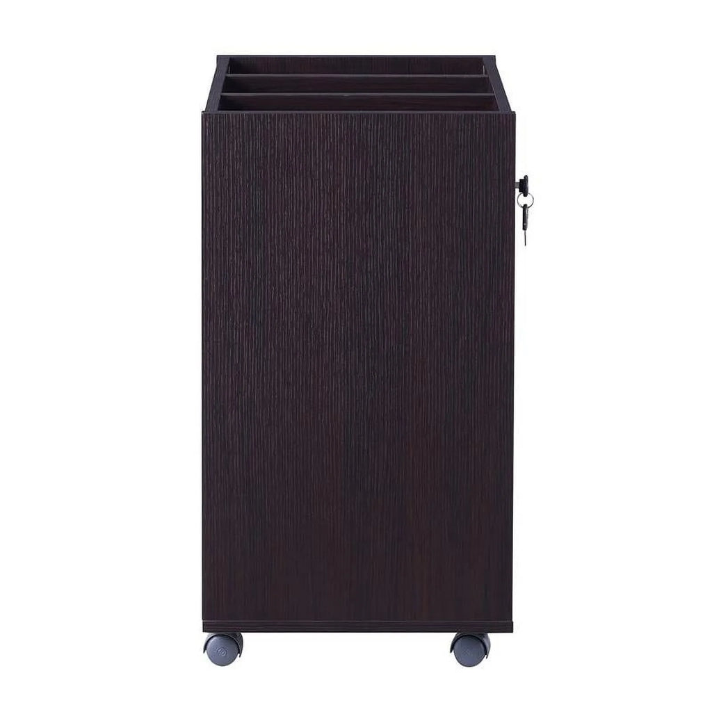 Cappuccino 3-Drawer Wood File Cabinet U51556