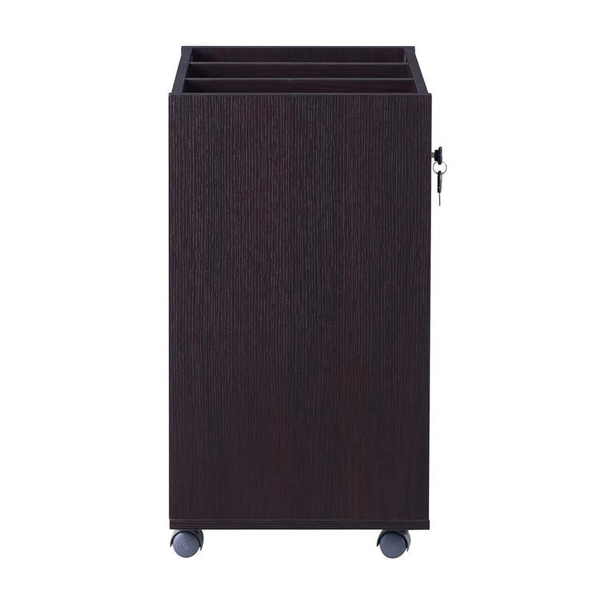 Cappuccino 3-Drawer Wood File Cabinet U51556