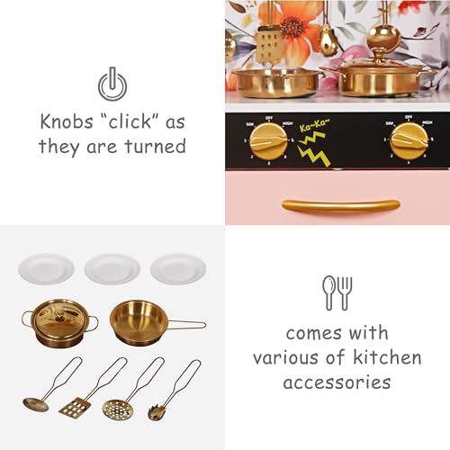 Wooden Play Kitchen Toy Set with Light G10875