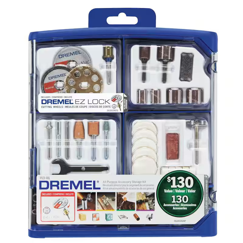 130-Piece Rotary Tool Accessory Kit S40858