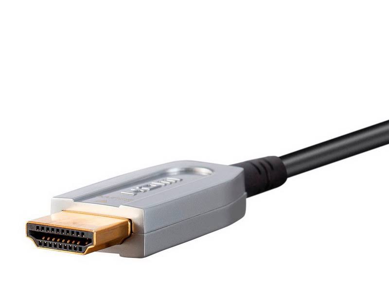 SlimRun AV HDR High Speed Cable 4K 60Hz 18Gbps Fiber Optic AOC 75ft Black D72858