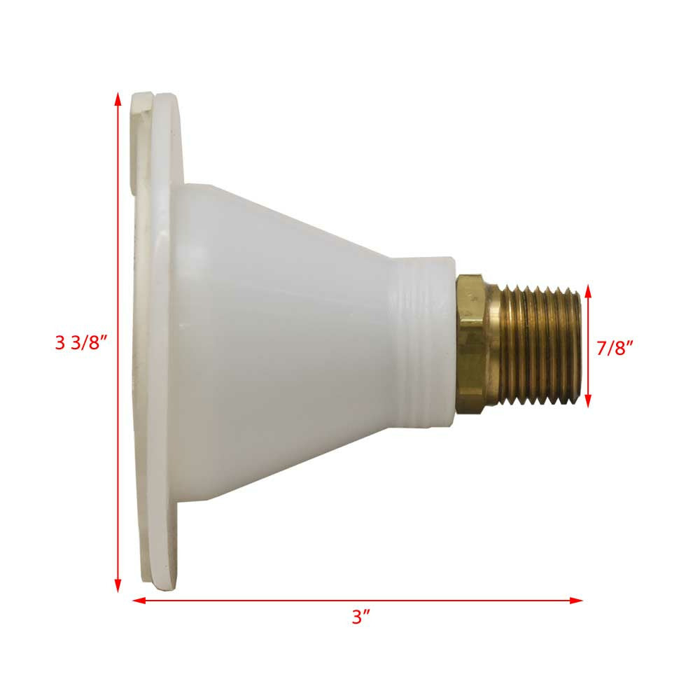 White Plastic Boat Speed Tap B30603