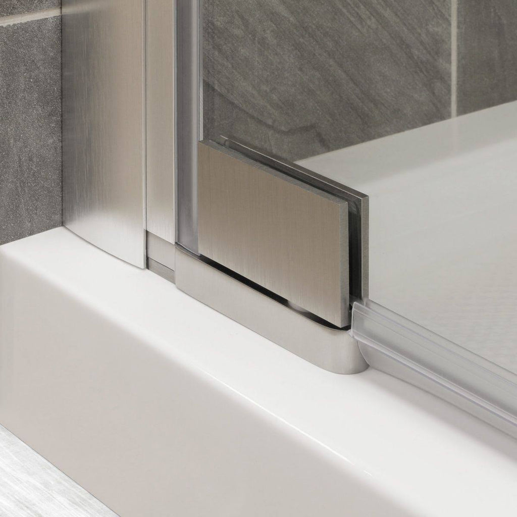Chrome 34-35W x 72H Pivot Swing-Out Shower Door T591