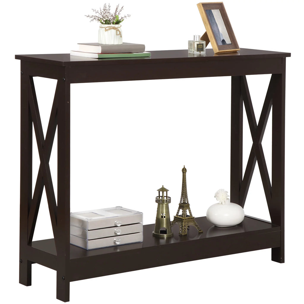 Brown Wallmount Console Table Z675766