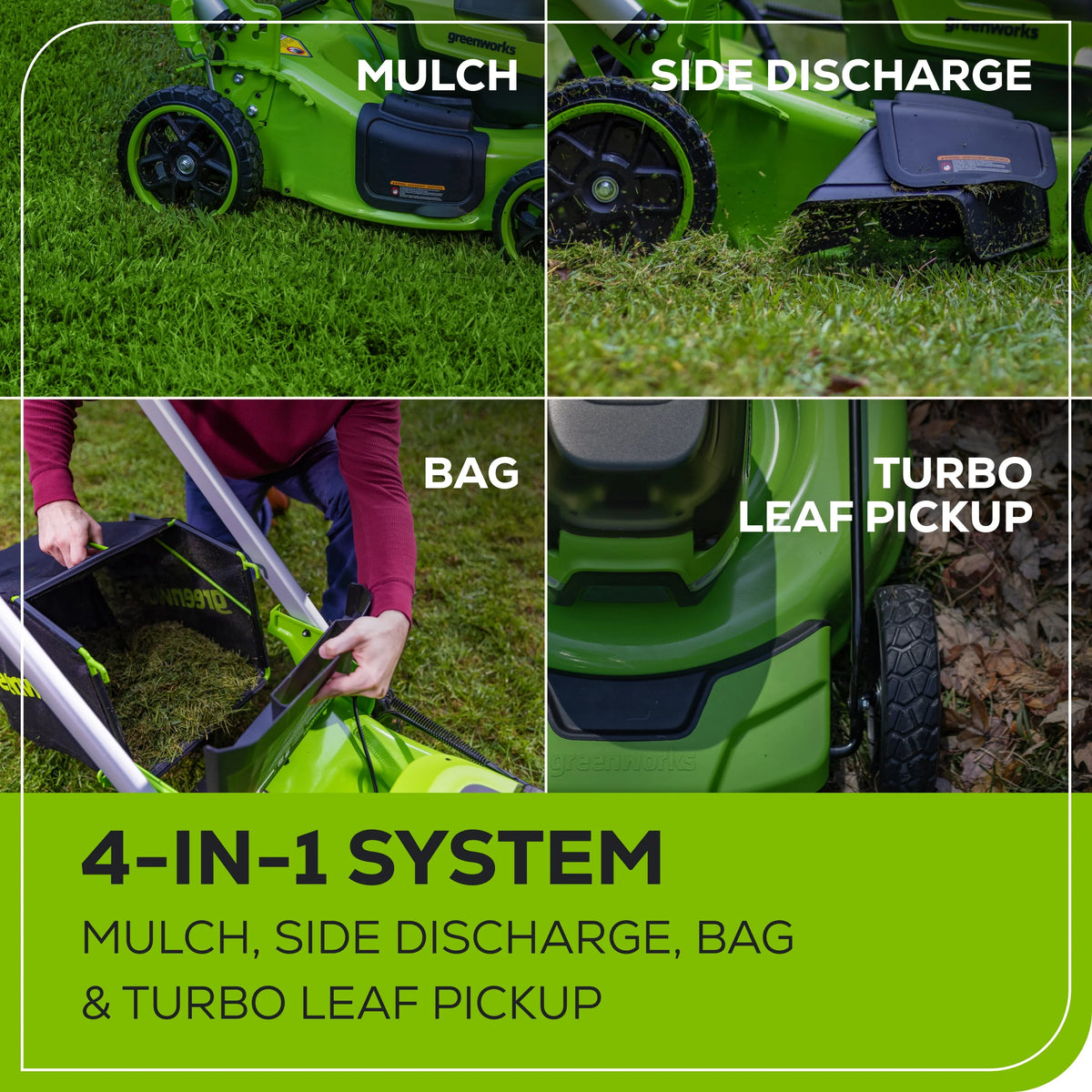 60V 21 Self Propelled Lawn Mower with 8.0 Ah Battery & Rapid Charger E9709