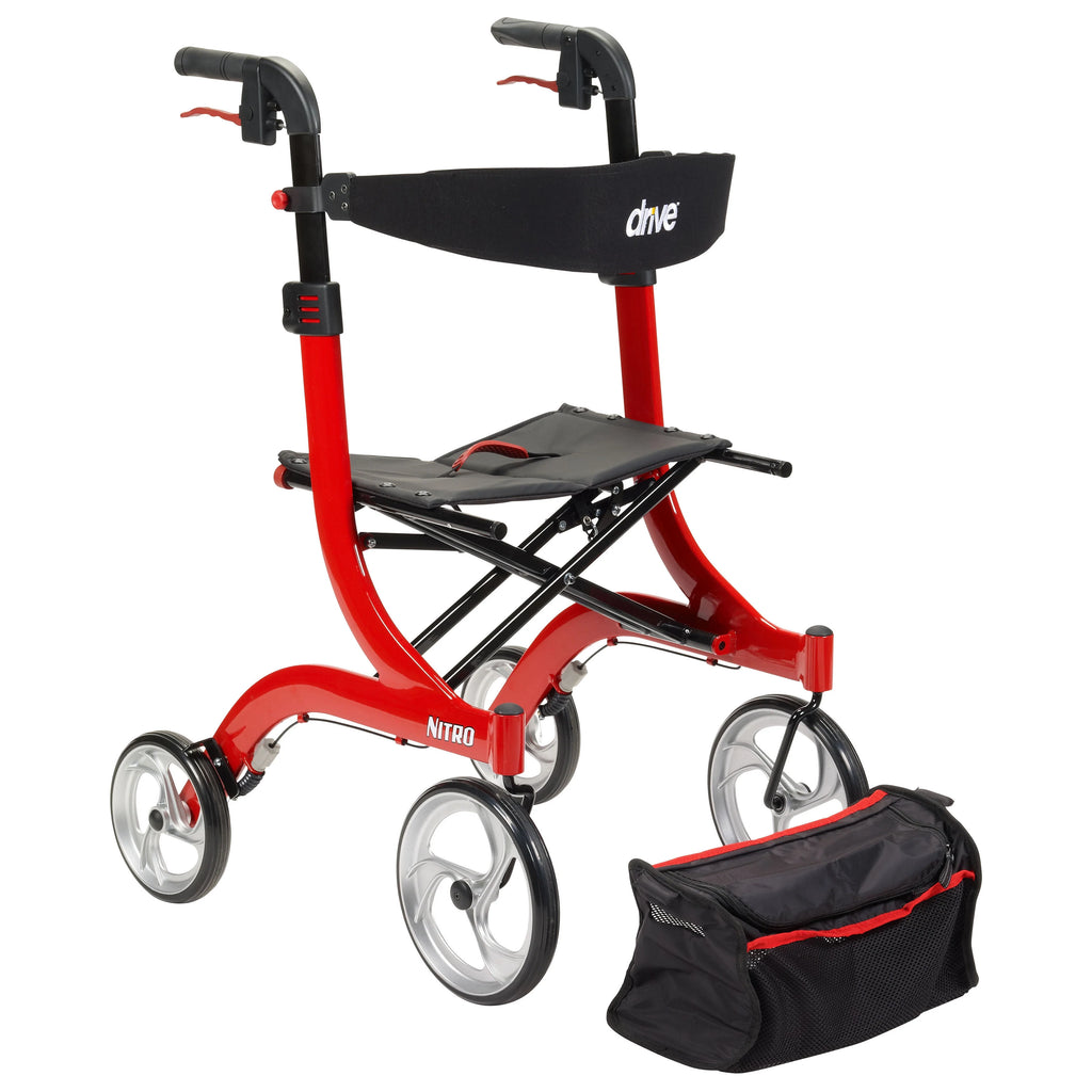 Red Rolling Walker X76208