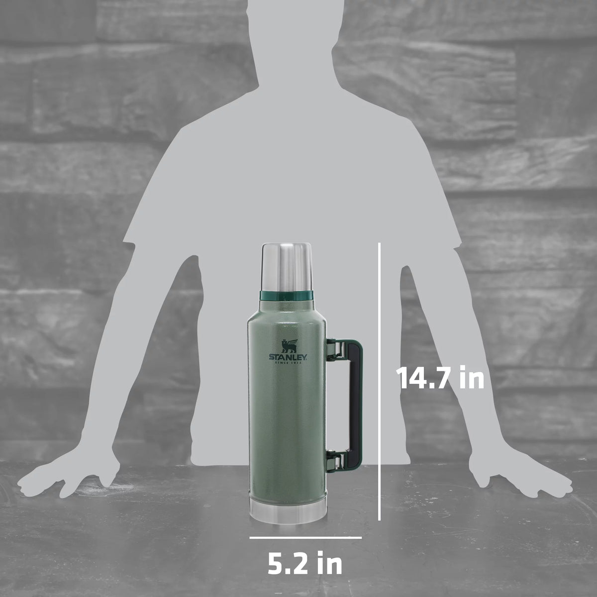 Vacuum Insulated Stainless Steel Bottle 2 qt I908015