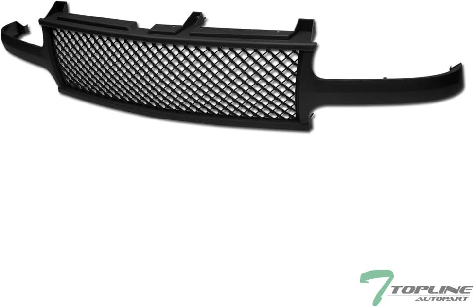 Matte Black Mesh Front Hood Bumper Grill Grille ABS K681811
