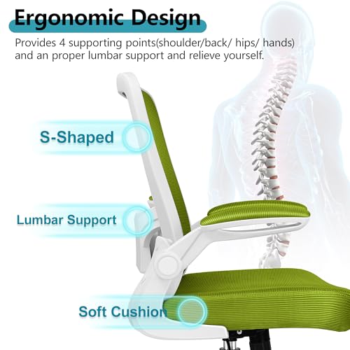 Ergonomic Mesh Office Chair with Lumbar Support Black E71933