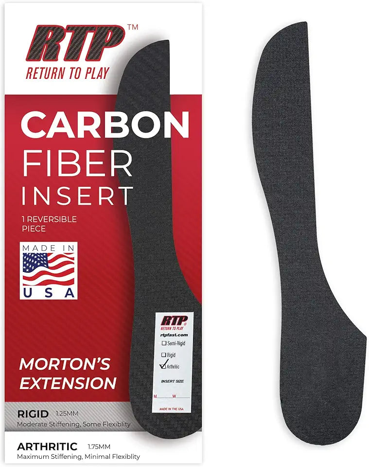 Carbon Fiber Morton's Extension Shoe Insert 31 cm Men's Size 14 X267