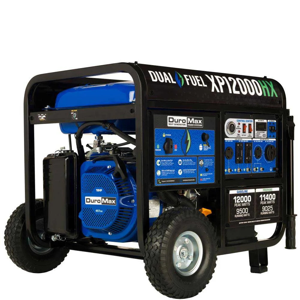 Portable Dual Fuel Generator with CO Alert 12,000 Watt P92980
